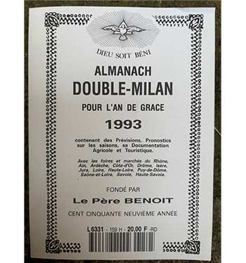 L'almanach du Père Benoit 1993 